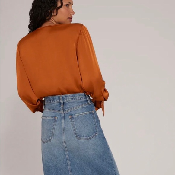 Blaque label burnt orang body suit sz small - Picture 2 of 5